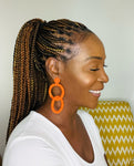 Ceecee's Orange Beaded Drops