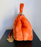 Ceecee's Orange Fur Bag