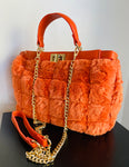 Ceecee's Orange Fur Bag