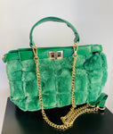 Ceecee's Green Fur Bag